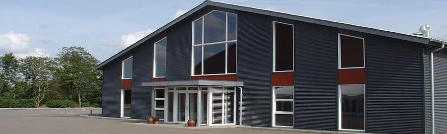Thorsens Chipskartofler administrationsbygning og faciliteter i Sunds